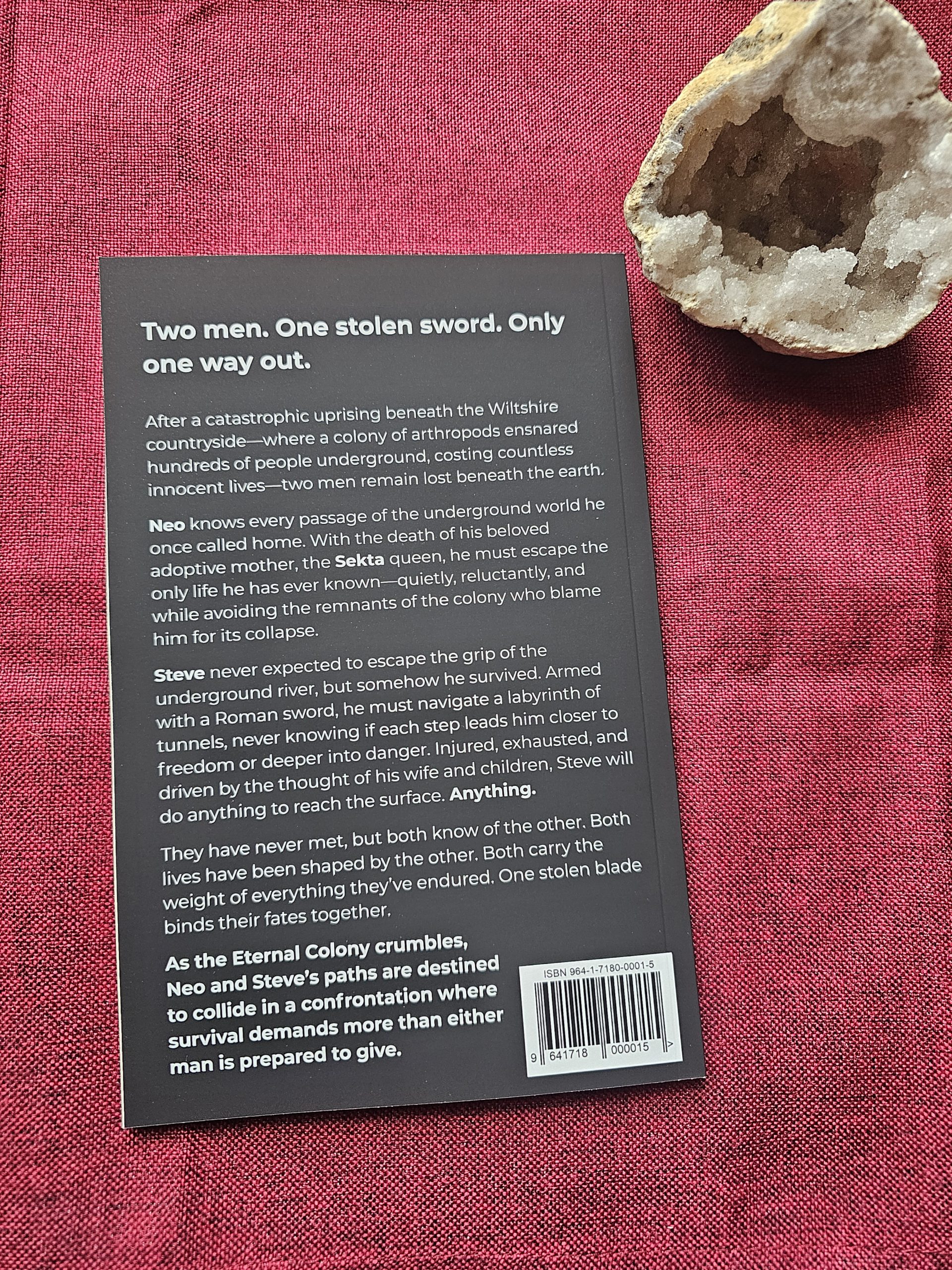 Back cover of Fractured Ground Book