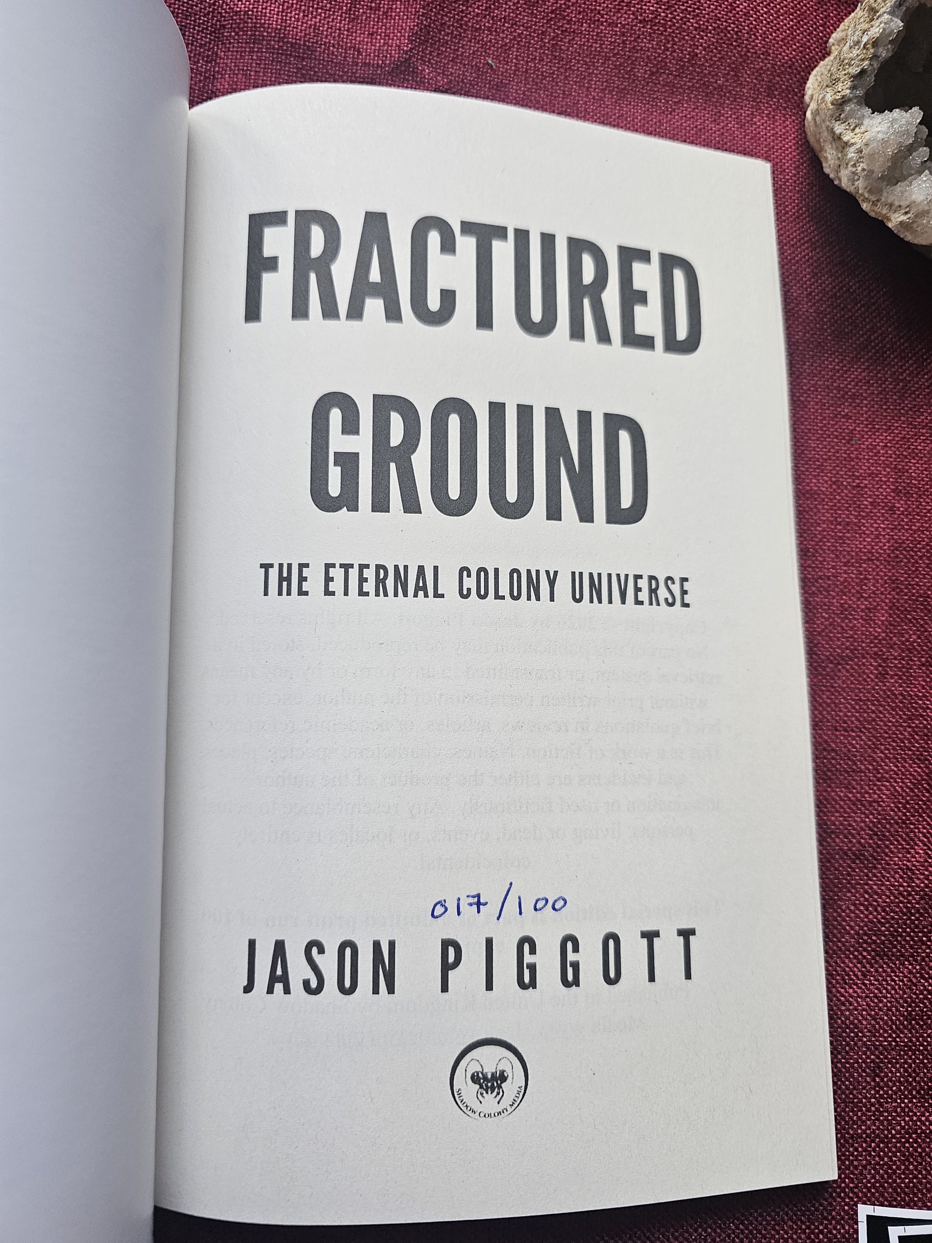 Fractured Ground – Signed Novelette (Limited to 100 Copies) - Image 5